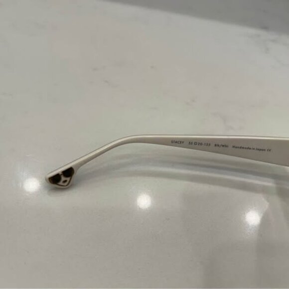 Alice + Olivia Stacey Black and White Sunglasses - Picture 6 of 7